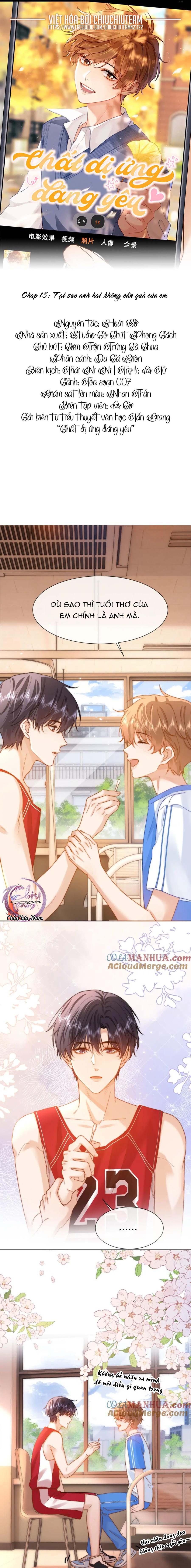 Đọc truyện Chất Dị Ứng Đáng Yêu - Chapter 15